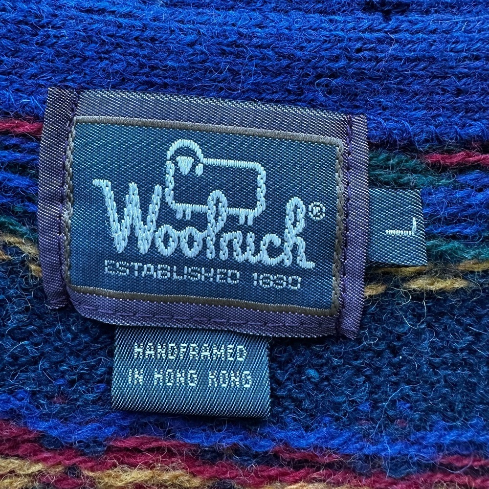 Woolrich Vintage Sweater Vest L - Picture 9 of 12
